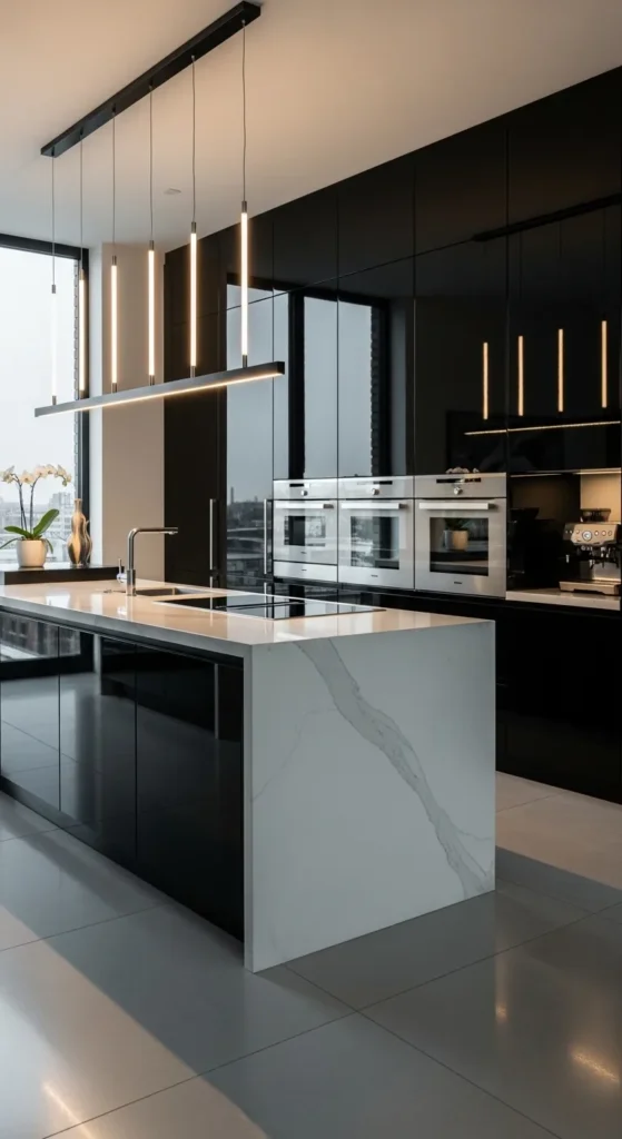 Glossy Black Finishes for a Bold Look