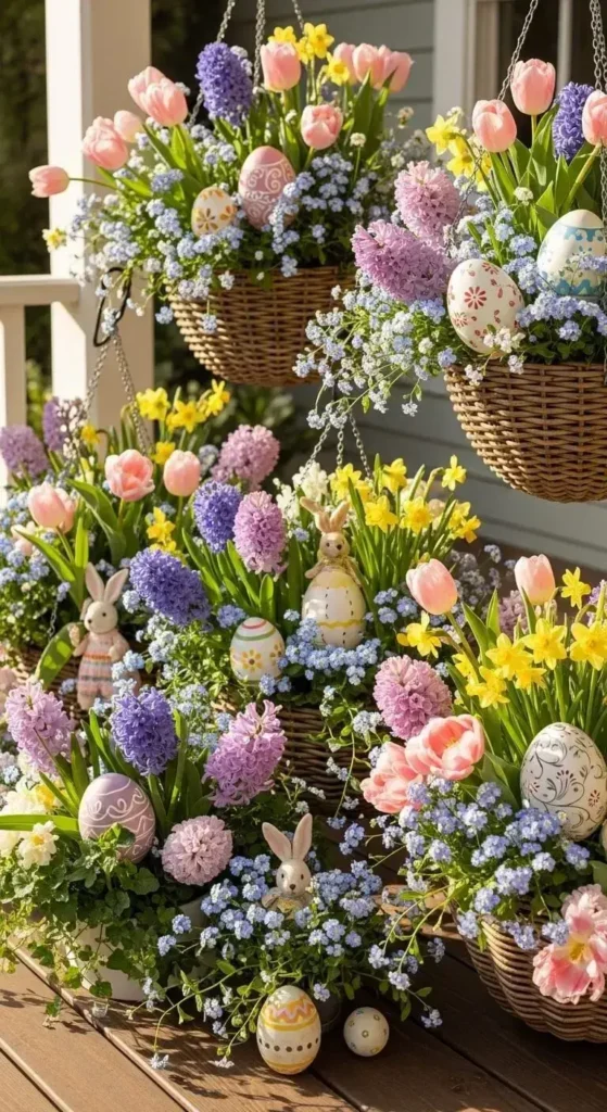 Hanging Easter Baskets