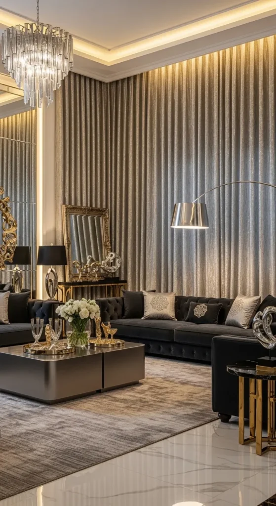 Metallic Accent Curtains