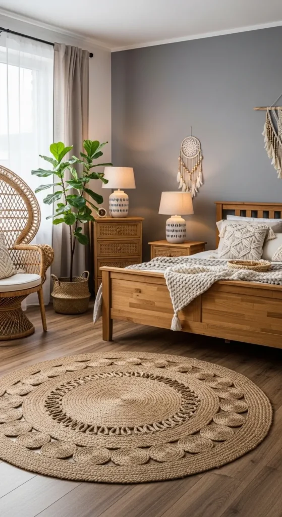 Natural Wood and Rattan Furniture