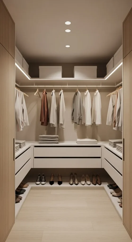 Neutral Color Palette Closet