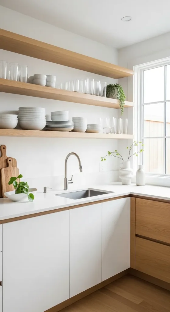 Open Shelving Kitchen