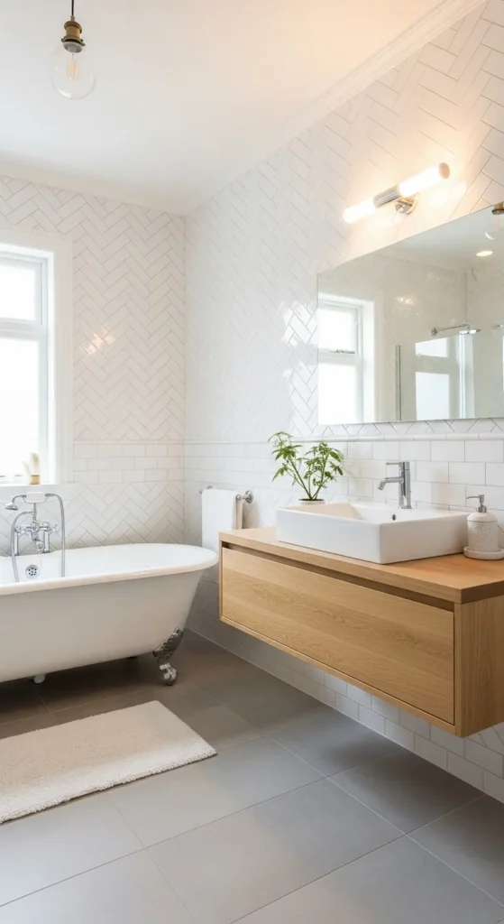 Subway Tiles with a Modern Twist