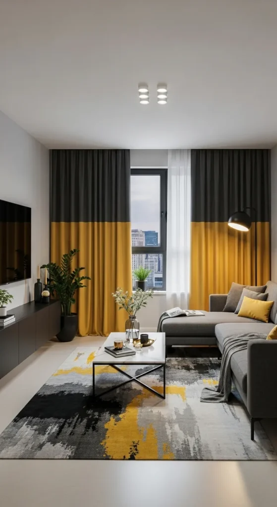 Two-Tone Curtains