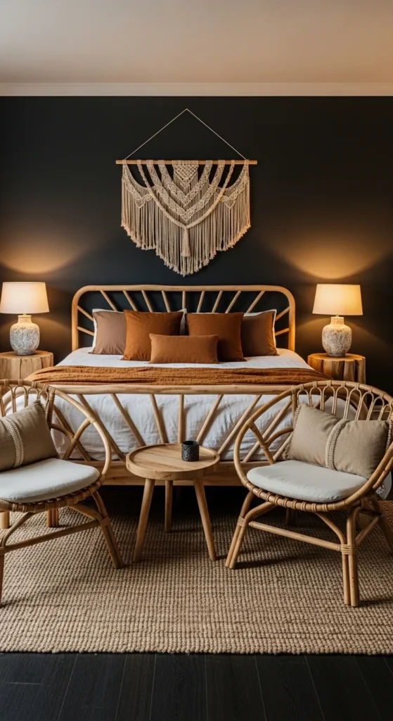 Natural Wood and Rattan Furniture