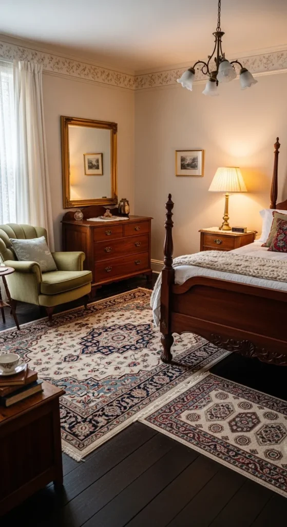 Wooden Flooring with Rugs