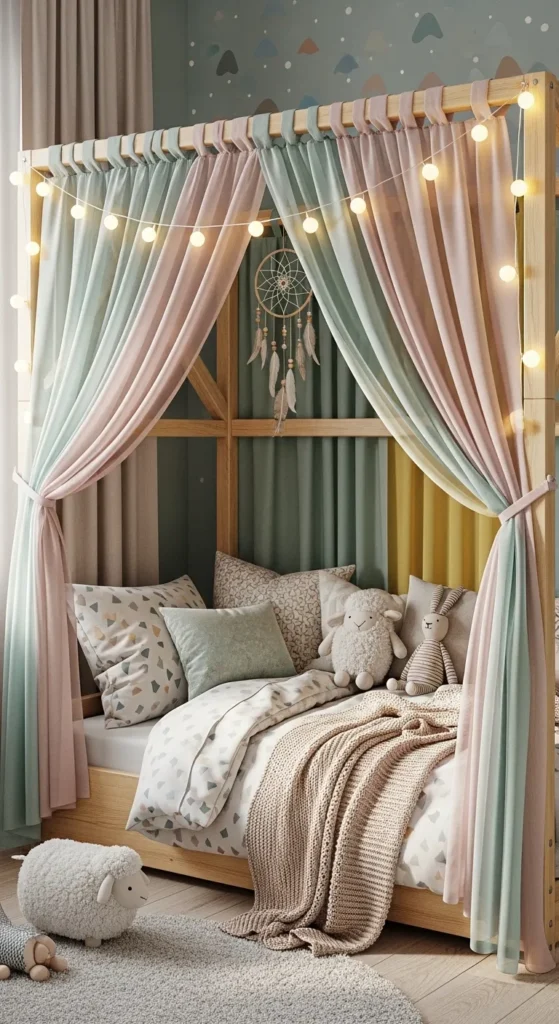 Colorful Canopy Beds