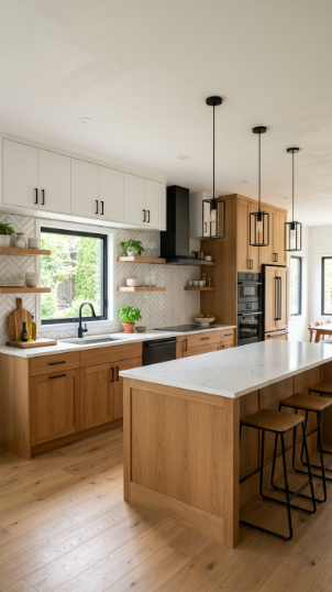 Add Black Accents for Contrast