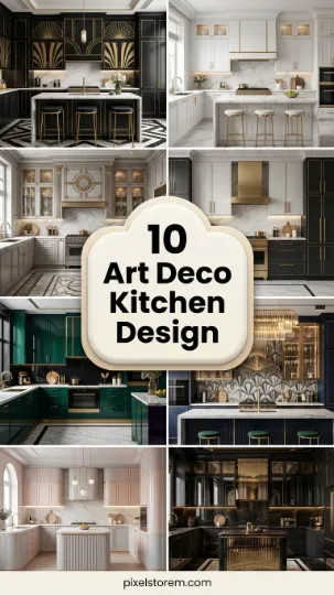 10 Art Deco Kitchen Design