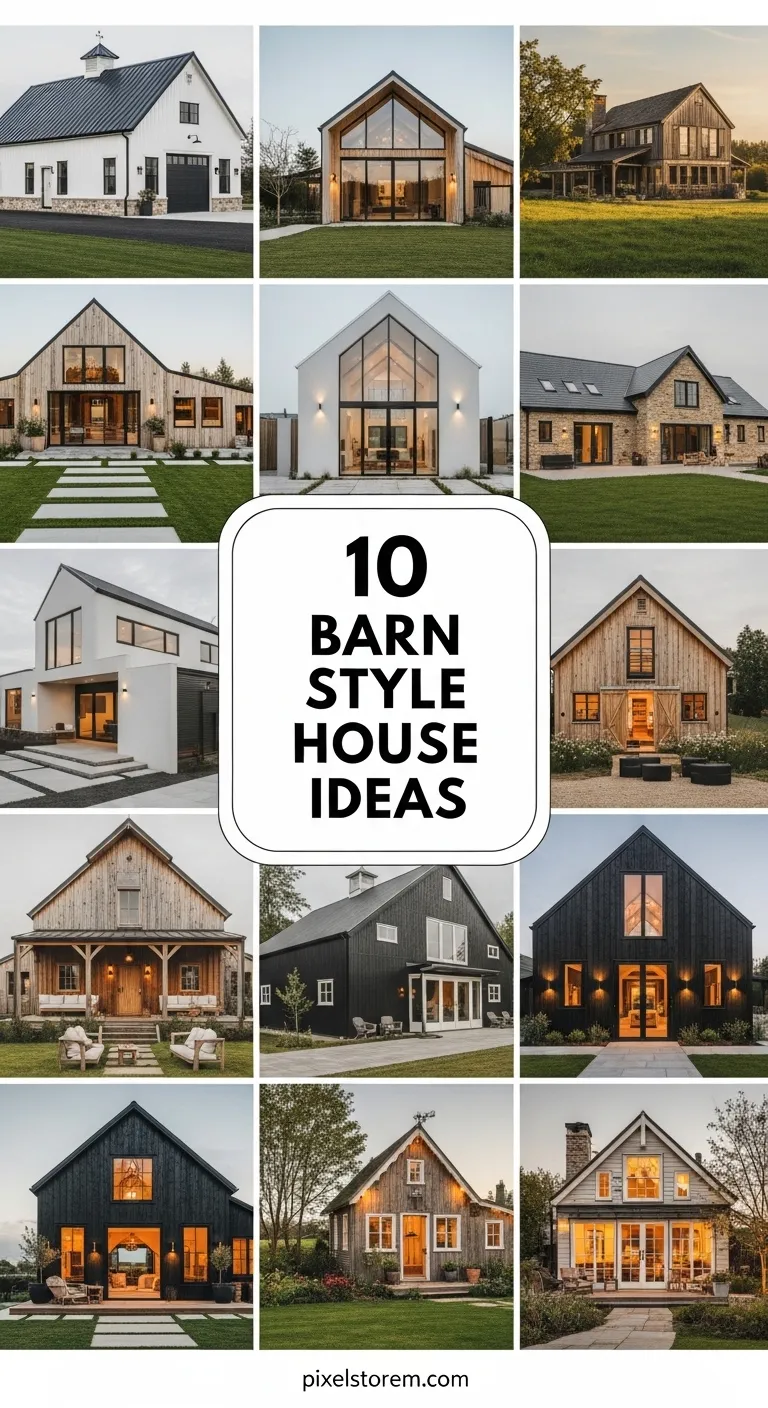 10 Barn Style House Ideas for a Rustic and Modern Dream Home