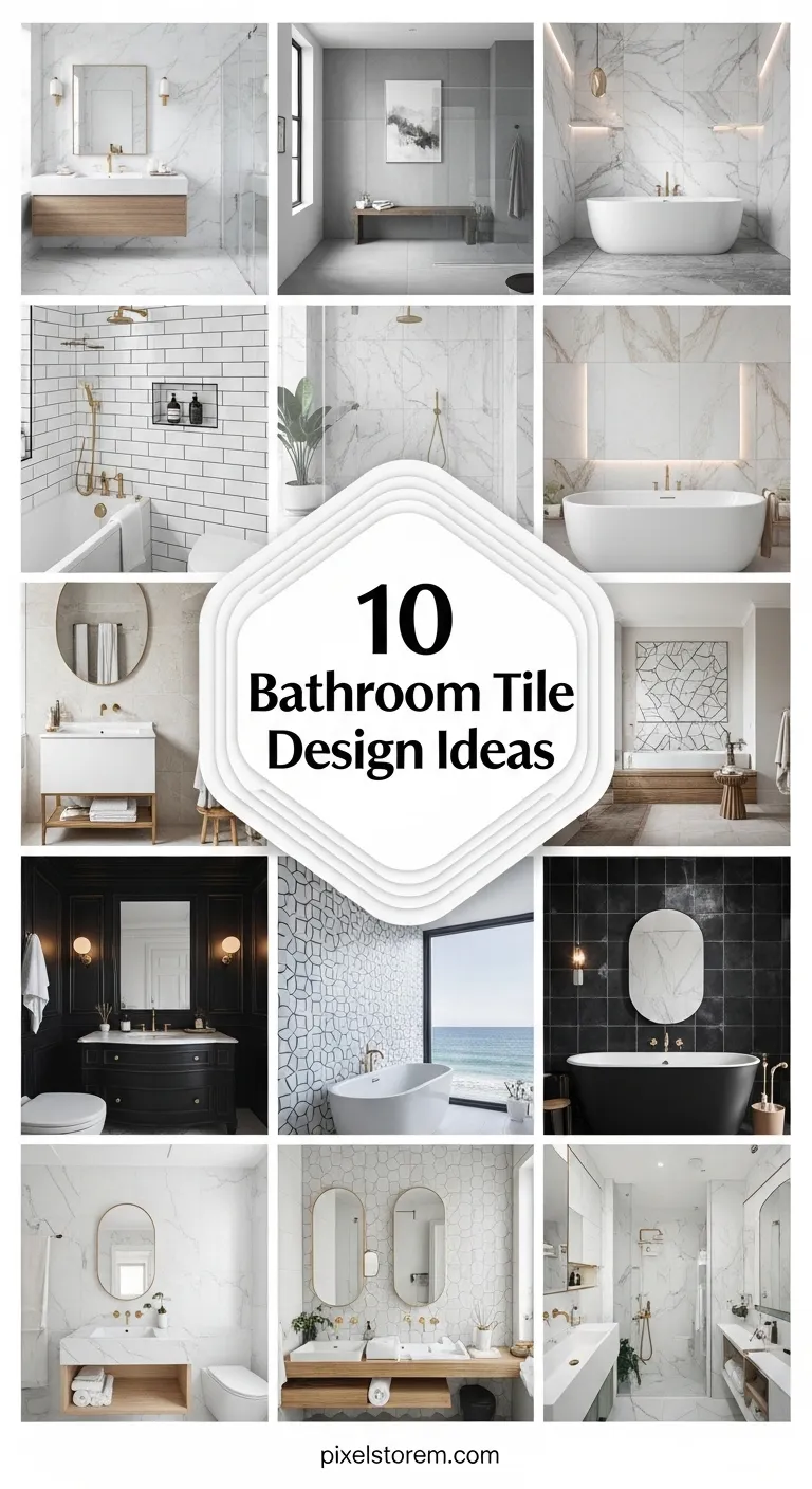 10 Bathroom Tile Design Ideas for a Stylish and Modern Space