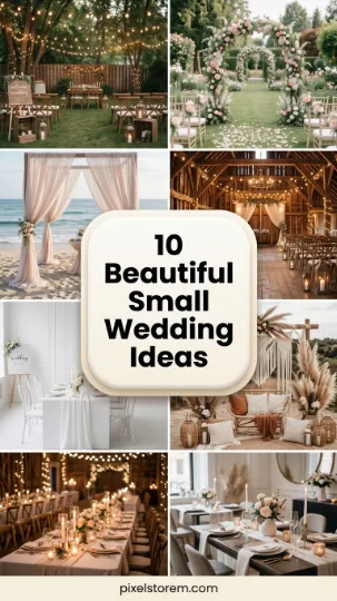 10 Beautiful Small Wedding Ideas
