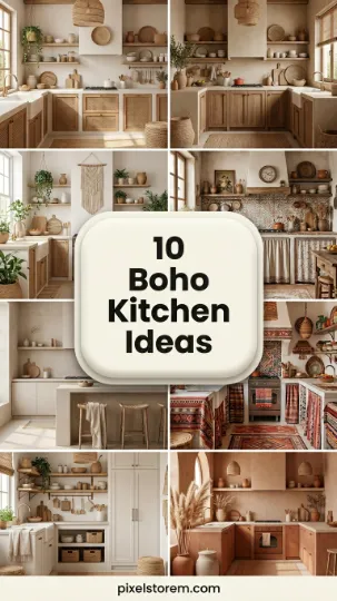 10 Boho Kitchen Ideas