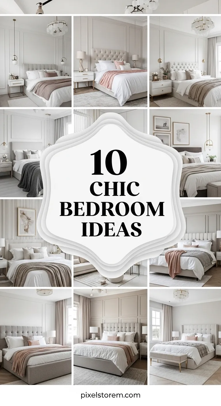 10 Chic Bedroom Ideas for a Stylish, Modern, and Elegant Space