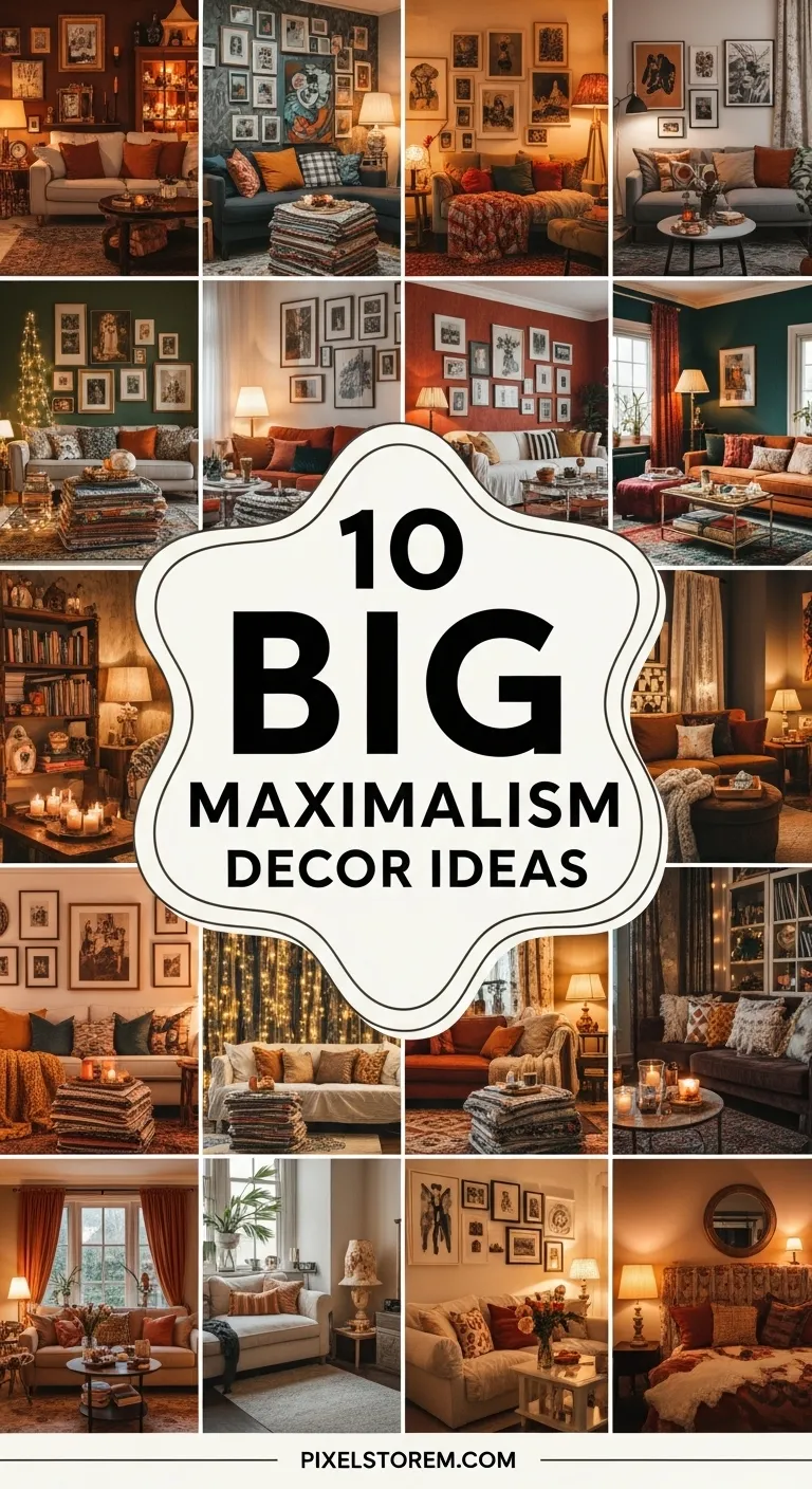 10 Cozy Maximalism Decor Ideas for a Warm, Bold, and Beautiful Home