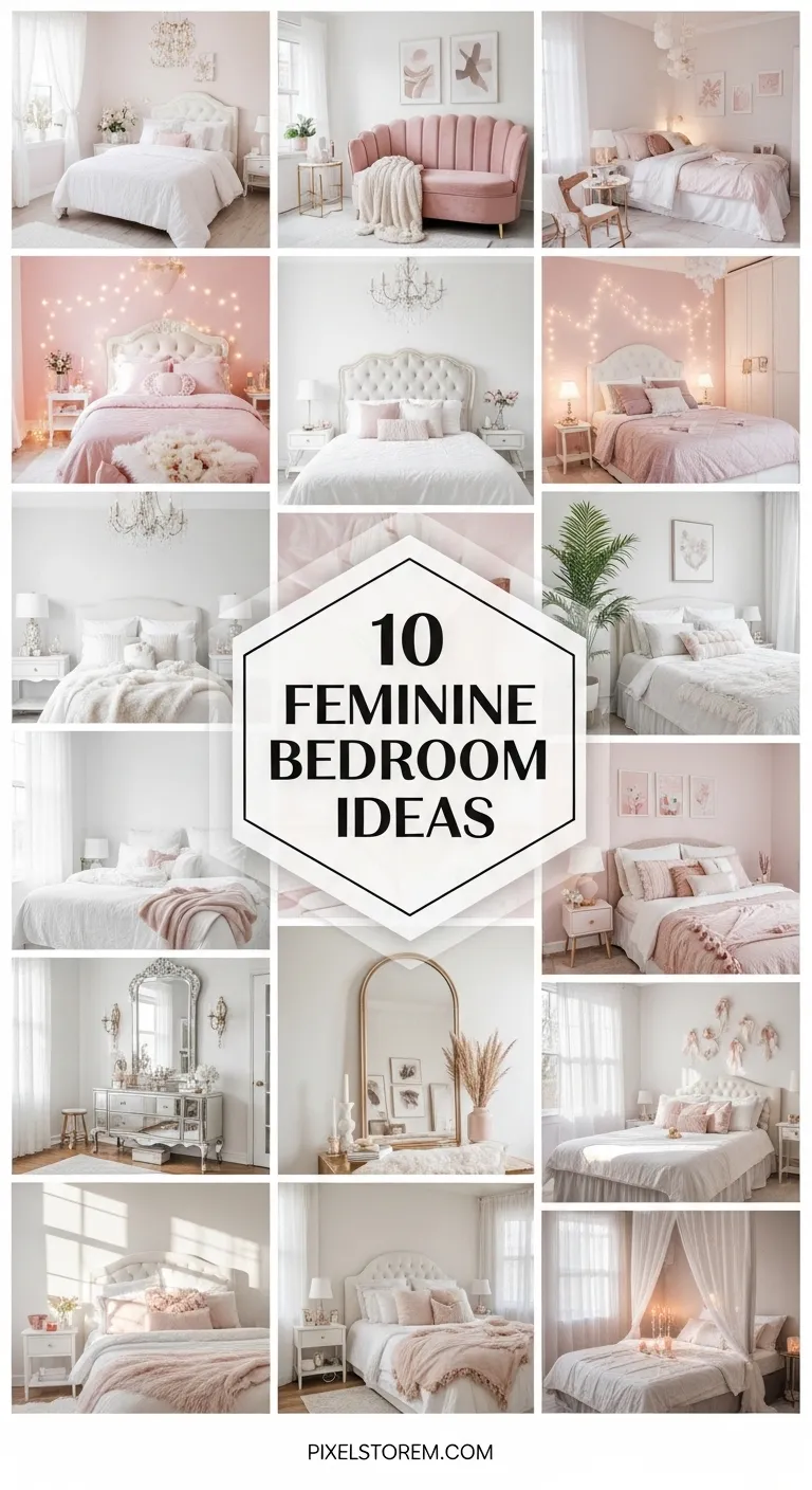 10 Feminine Bedroom Ideas for a Soft, Elegant, and Dreamy Space