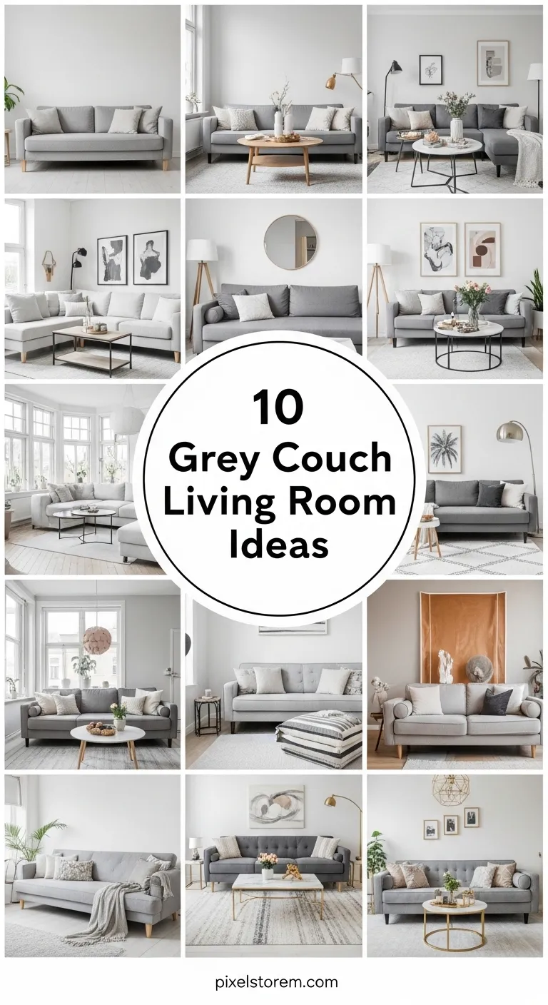 10 Grey Couch Living Room Ideas for a Stylish, Modern, and Cozy Space