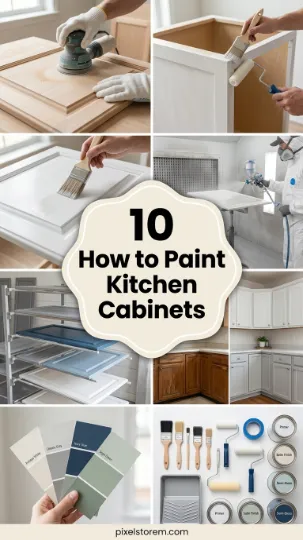 10 How to Paint Kitchen Cabinets