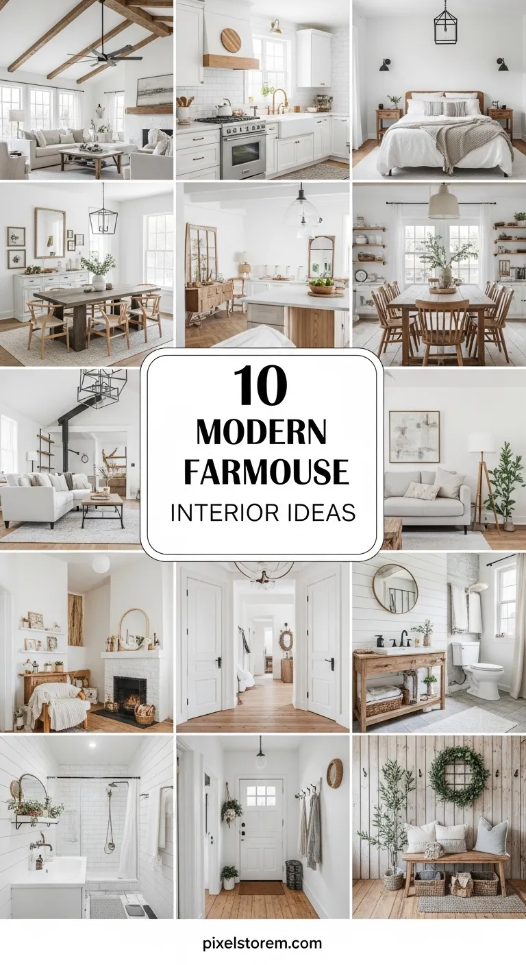 10 Modern Farmhouse Interior Ideas for a Warm, Stylish, and Cozy Home
