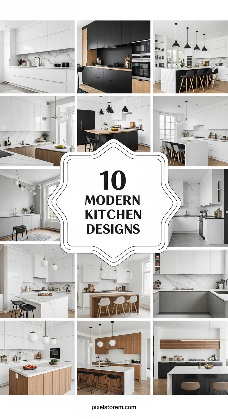 10 Modern Kitchen Designs for a Sleek, Functional, and Stylish Space