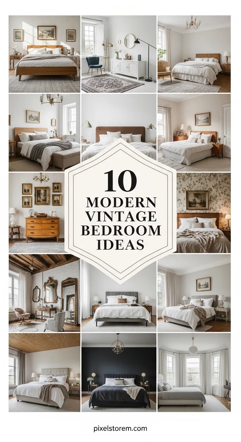 10 Modern Vintage Bedroom Ideas for a Timeless and Stylish Space