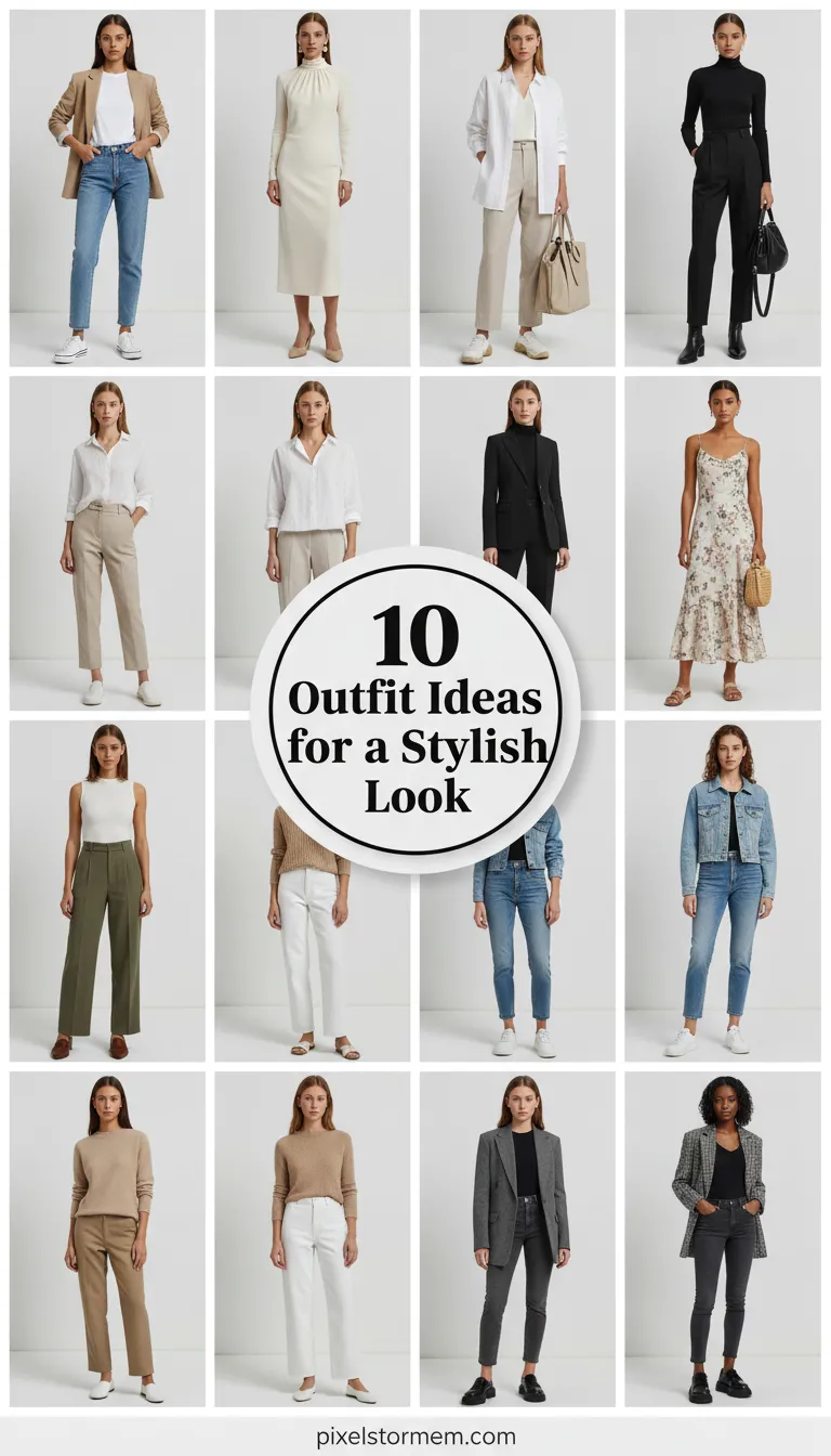 10 Outfit Ideas for a Stylish, Confident, and Effortless Look