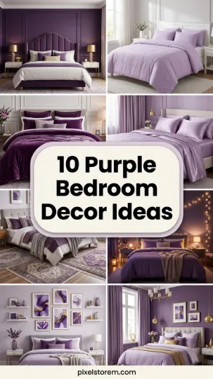 10 Purple Bedroom Decor Ideas