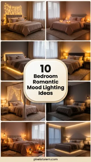 10 Romantic Bedroom Mood Lighting Ideas
