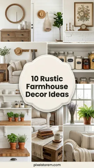 10 Rustic Farmhouse Decor Ideas
