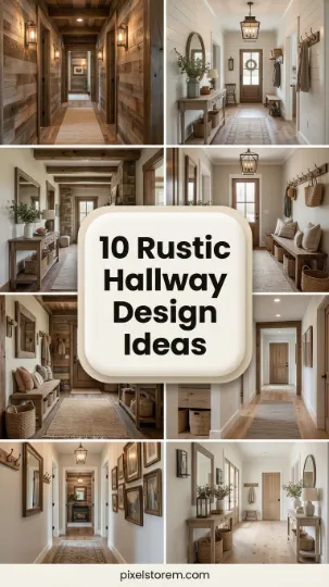 10 Rustic Hallway Design Ideas
