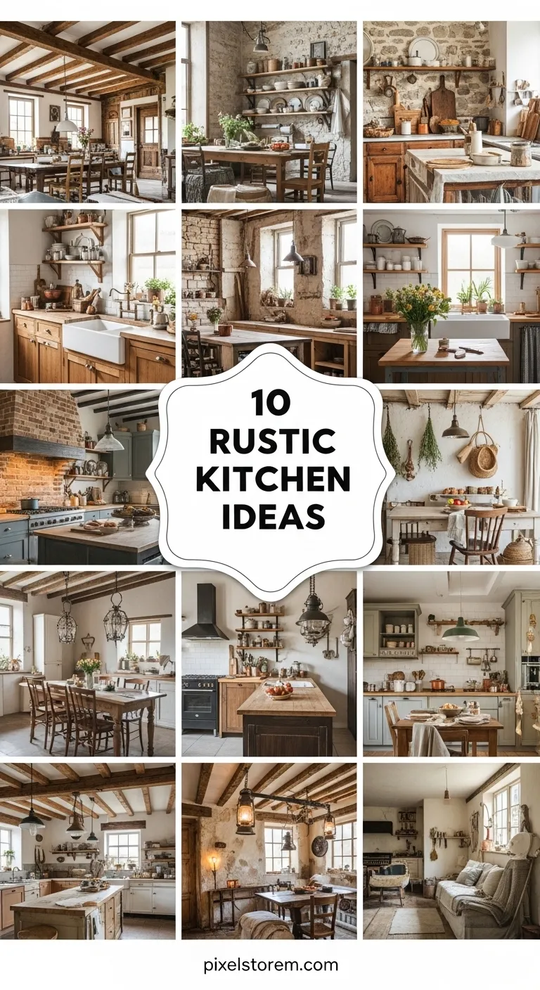 10 Rustic Kitchen Ideas for a Warm, Cozy, and Timeless Space