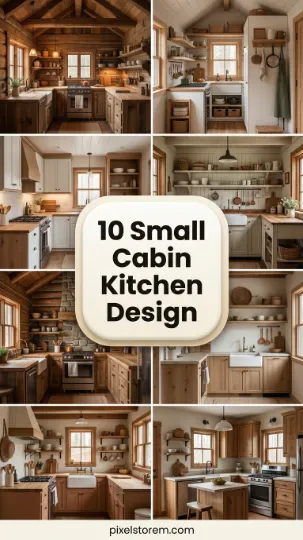 10 Small Cabin Kitchen Design