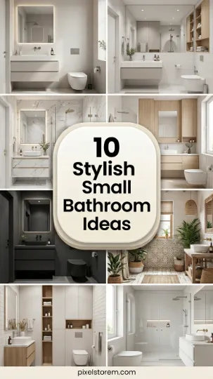 10 Stylish Small Bathroom Ideas