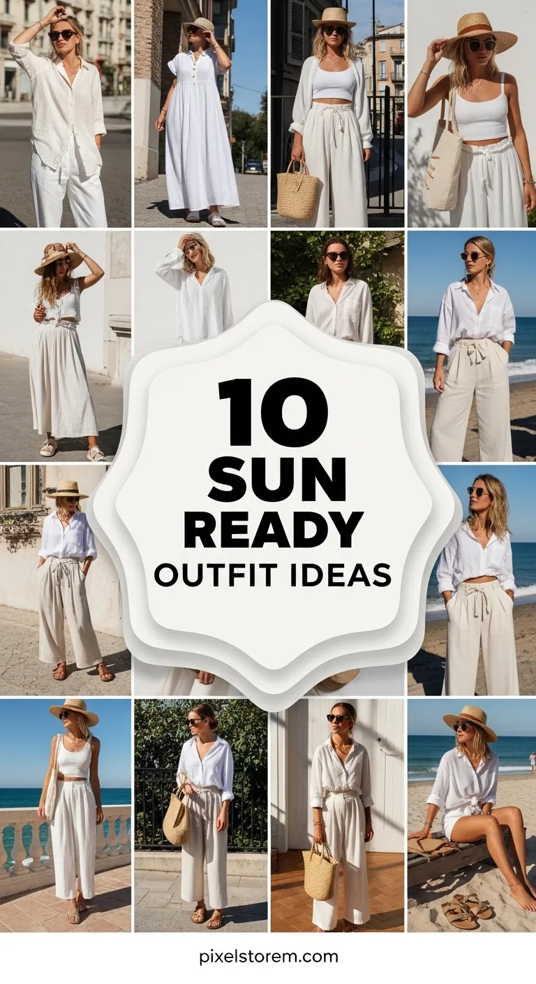 10 Sun Ready Outfit Ideas for a Cool, Stylish, and Comfortable Summer Look