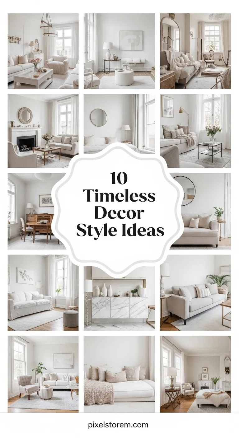 10 Timeless Decor Style Ideas for a Home That Always Feels Elegant