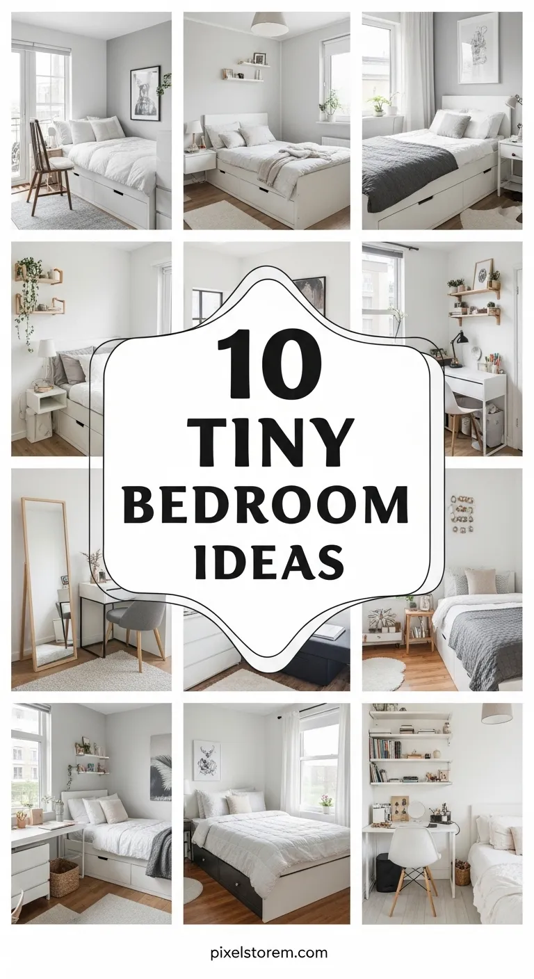 10 Tiny Bedroom Ideas for a Stylish, Smart, and Space-Saving Room