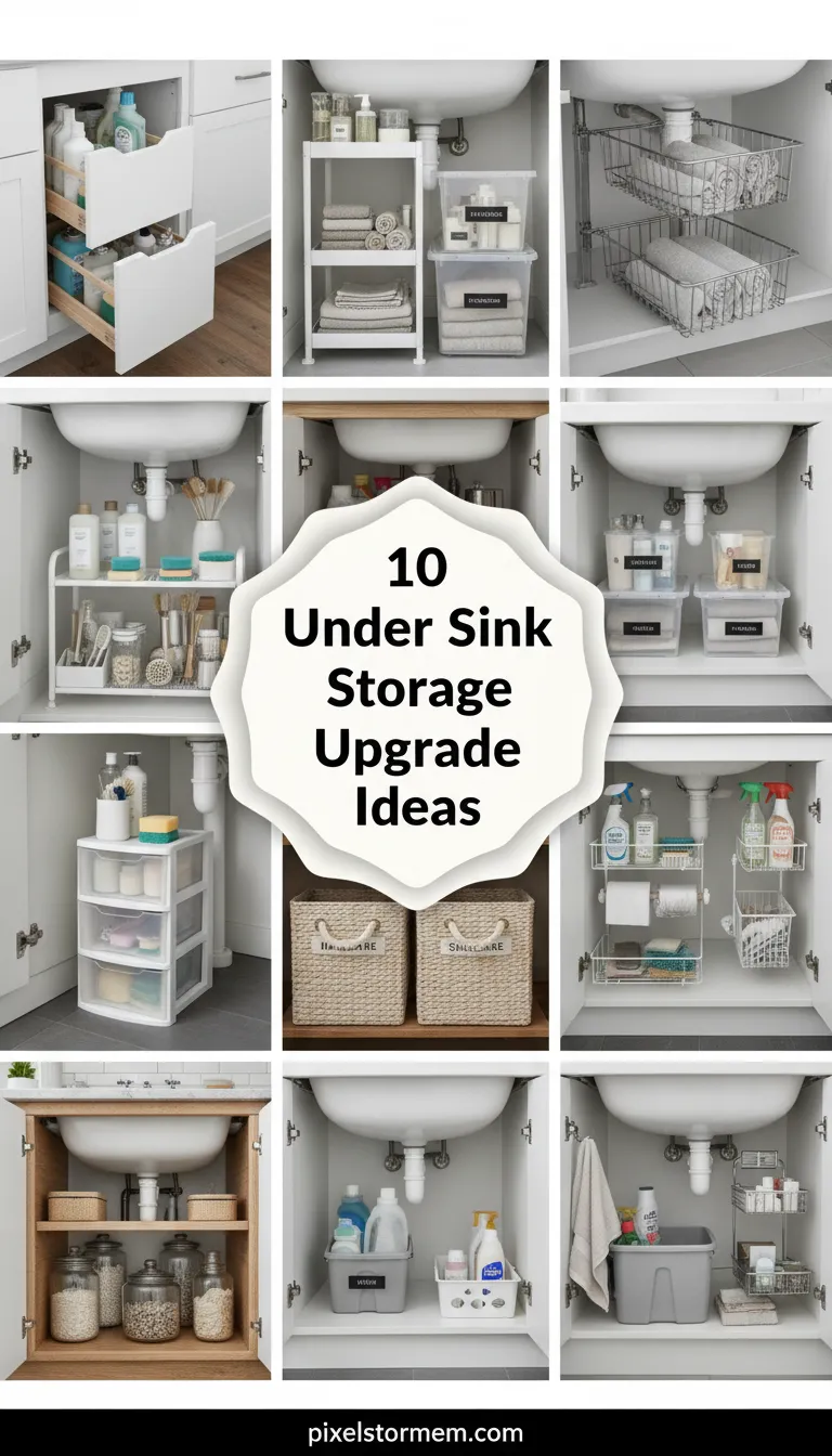 10 Under Sink Storage Upgrade Ideas for a Clean, Organized, and Clutter-Free Home