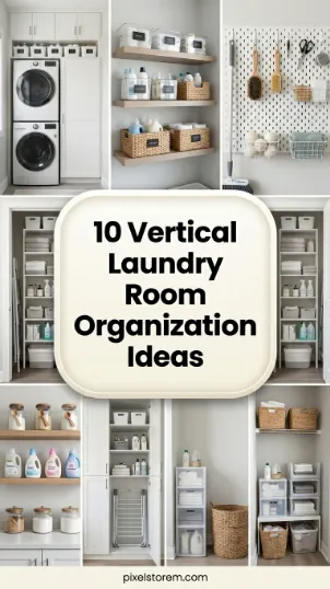 10 Vertical Laundry Room Organization Ideas