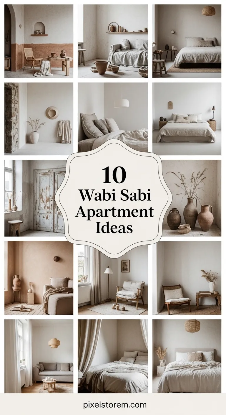10 Wabi Sabi Apartment Ideas for a Simple, Natural, and Peaceful Home