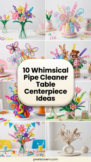 10 Whimsical Pipe Cleaner Centerpiece Ideas