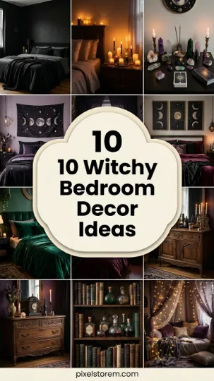 10 Witchy Bedroom Decor Ideas