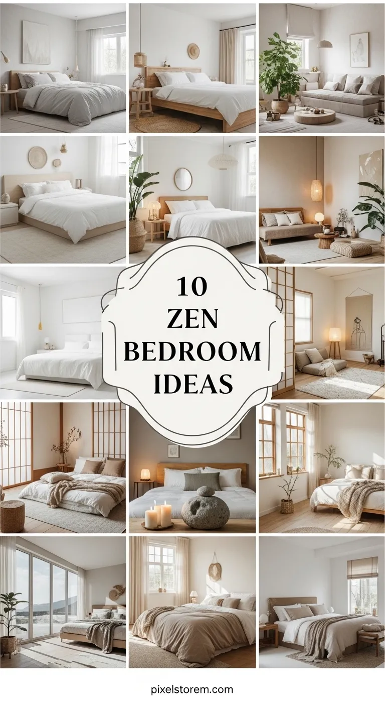 10 Zen Bedroom Ideas for a Calm, Minimal, and Peaceful Space