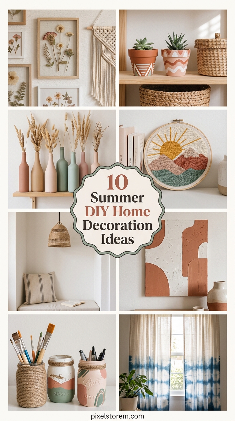 10 Summer DIY Home Decoration Ideas