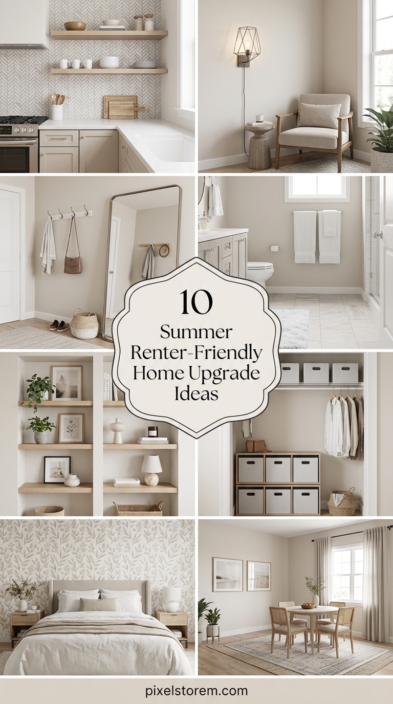 10 Summer Renter-Friendly Home Upgrade Ideas