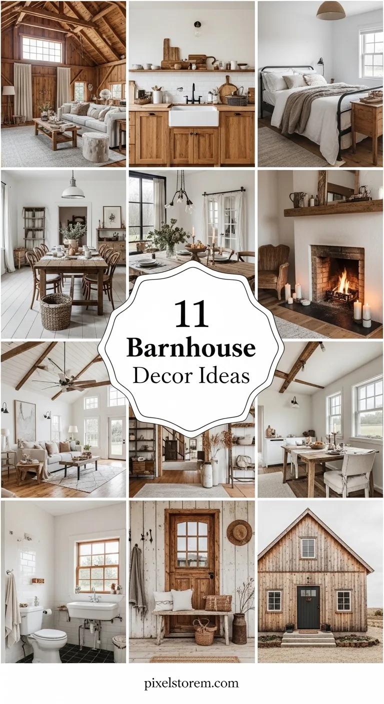 11 Barnhouse Decor Ideas for a Cozy, Rustic, and Modern Farmhouse Style