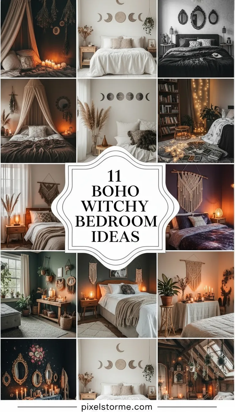 11 Boho Witchy Bedroom Ideas for a Mystical, Cozy, and Magical Space
