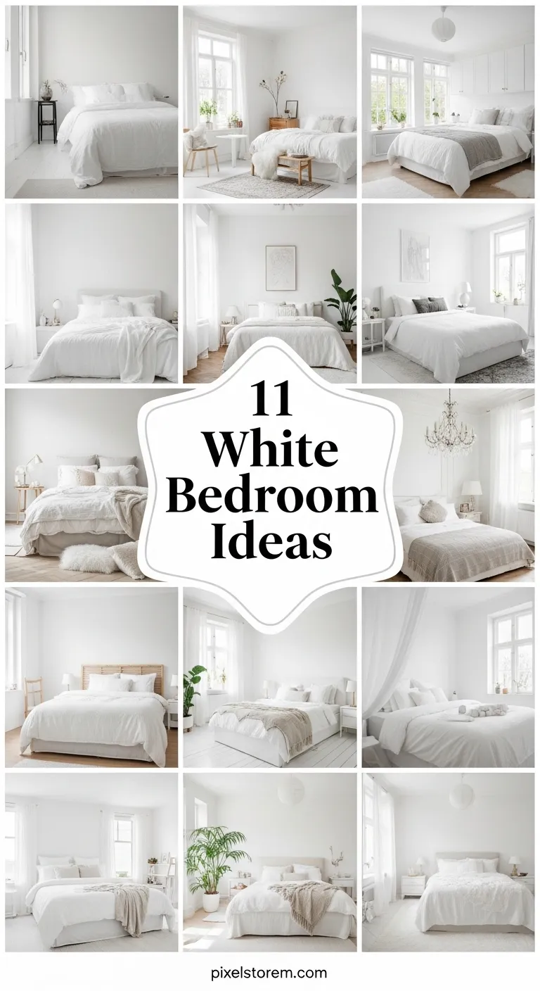 11 White Bedroom Ideas for a Clean, Bright, and Elegant Space