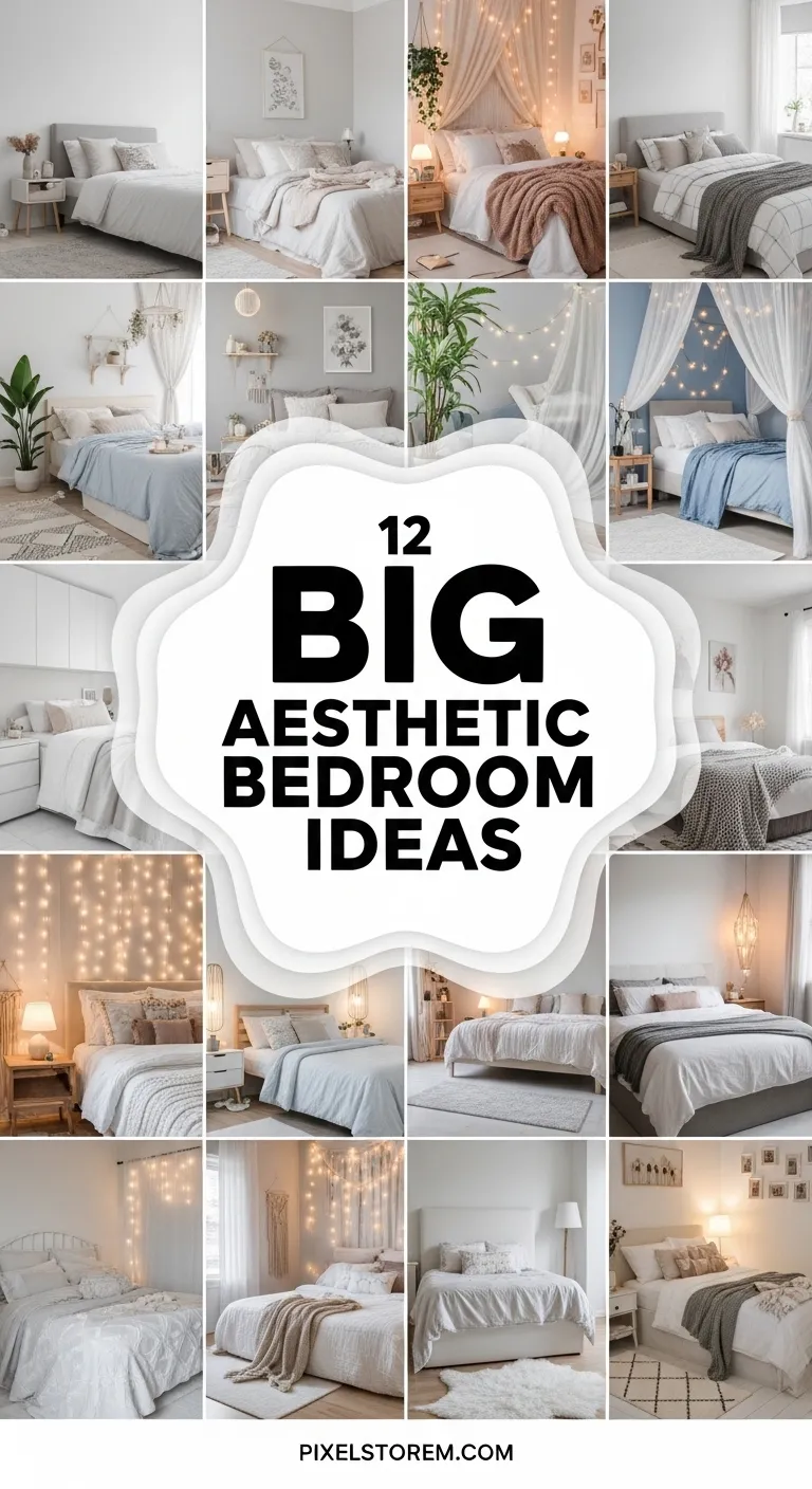 12 Aesthetic Bedroom Ideas for a Cozy, Stylish, and Dreamy Space