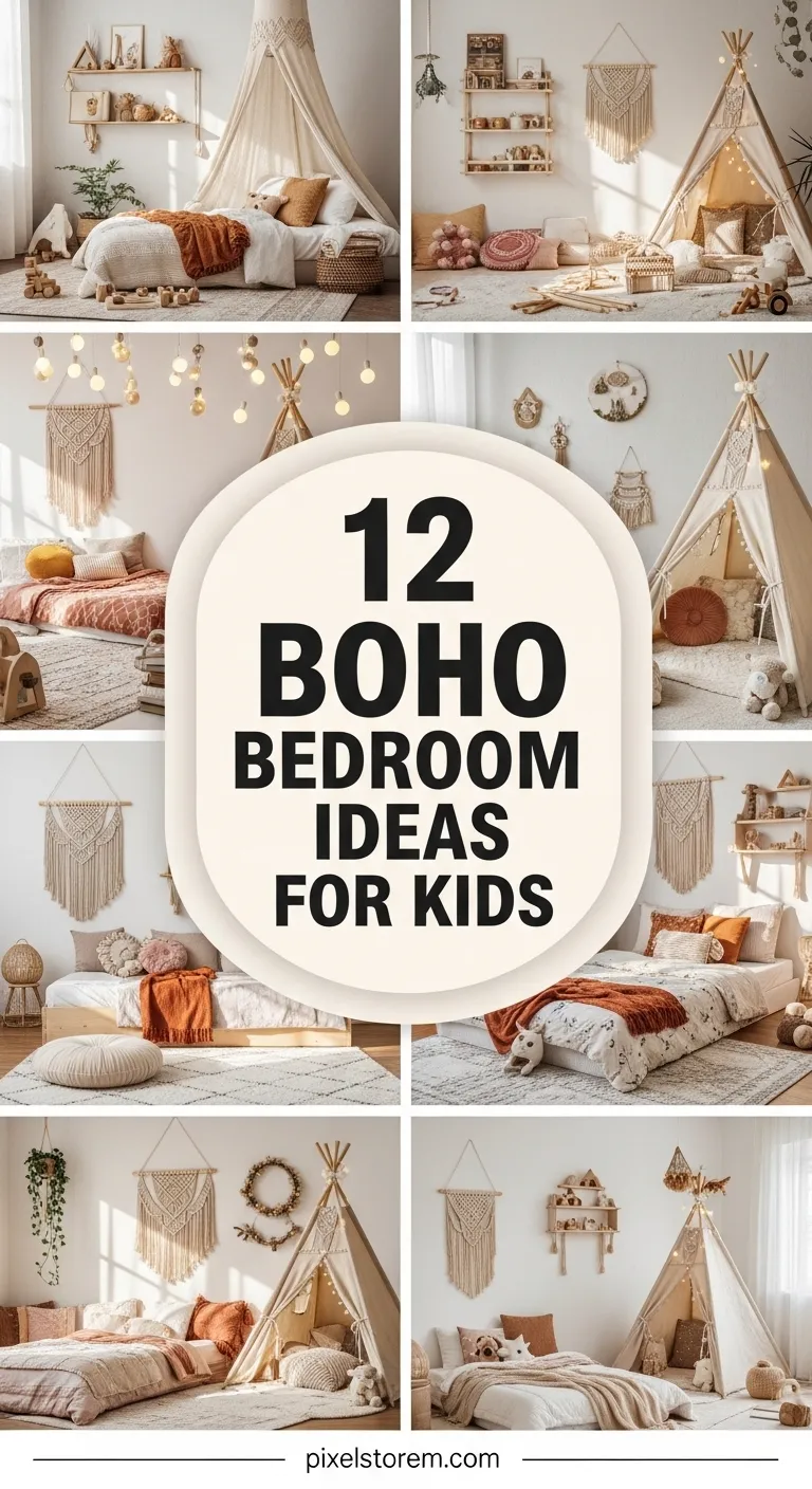 12 Boho Bedroom Ideas For Kids