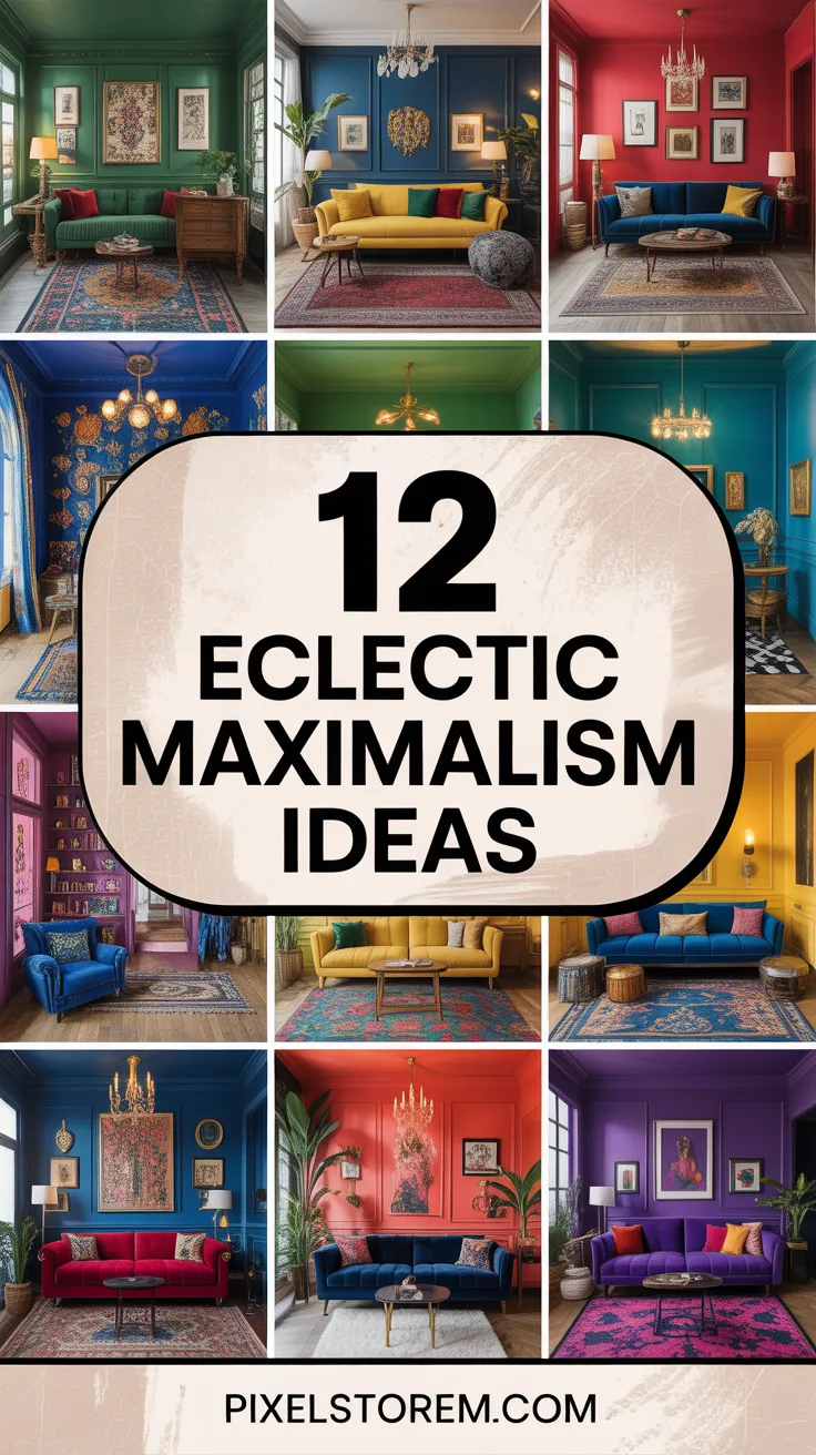 12 Eclectic Maximalism Ideas for a Bold and Expressive Home